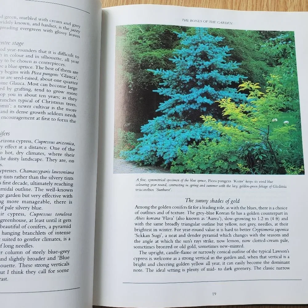 Vintage Foliage for Year Round Colour Hardcover Coffee Table Decor‎ Book